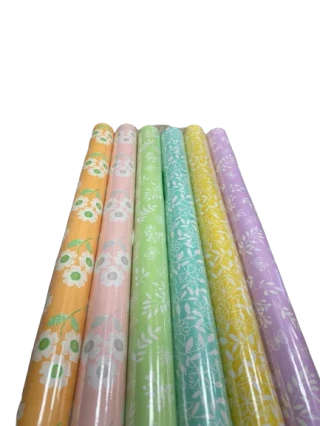 Keskin Color 70x200 Tekli Ambalaj Kağıdı Ecocarta Floral 100613-99