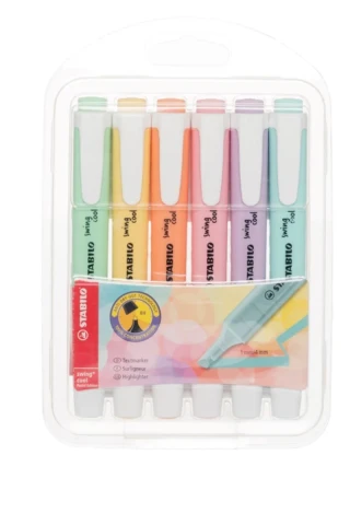 Stabilo Swing Cool Fosforlu Kalem Pastel Set 6 Lı 275\6-08