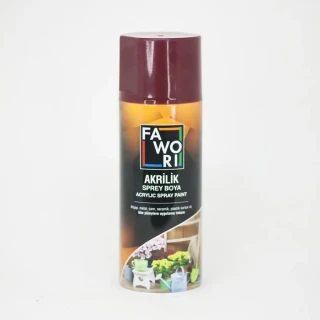 Fawori 400 Ml Akrilik Sprey Boya Bordo Ral3005