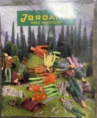 Jordania 1\100 20 Mm Boyalı İnsan 12"li İb1100