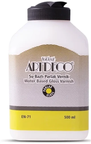 Artdeco 500 Ml Su Bazlı Parlak Vernik Y-073l-01