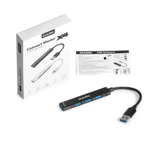 Dark Connect Master X4 Usb 3.0 4 Port Usb Çoklayıcı