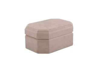 Aka Ahşap Altıgen Kutu 13x9x6.5 Cm Kt 16