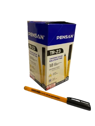 Pensan 1.0 Üçgen Tükenmez Kalem Siyah Tr-23