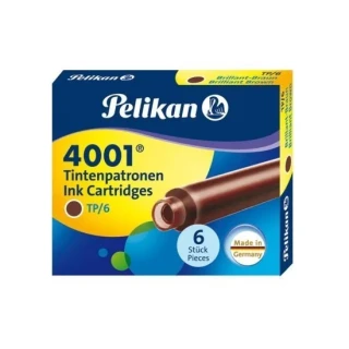Pelikan Kartuş Kahve 6 Lı 4001