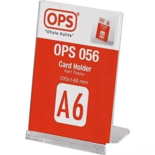 Ops A6 (105x148 Mm) Dikey Afiş Taşıyıcı 056