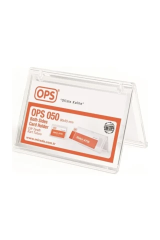 Ops 90x55 Mm Yatay Afiş Taşıyıcı 050