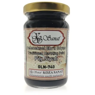 Koza 105 Cc Ebru Boyası Pig.siyah Gln-740
