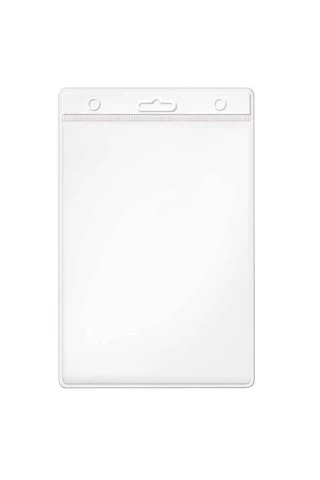 Mas 54x86 Plastik Yaka Kartı Poşeti Dikey Beyaz 3512