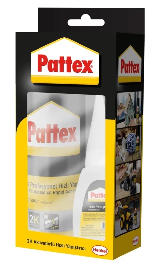 Pattex 2k 100 Ml+25 Gr Hızlı Yapıştırıcı 2645988