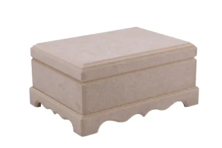Aka Ahşap 21x15x8.5 Cm Kutu Kt14