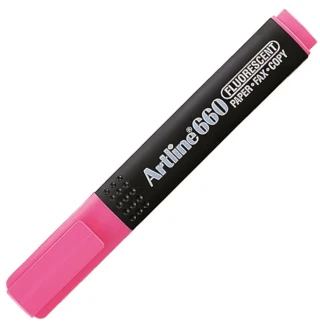 Artline Kesik Uç Fosforlu Kalem Neon Pembe Ek-660n