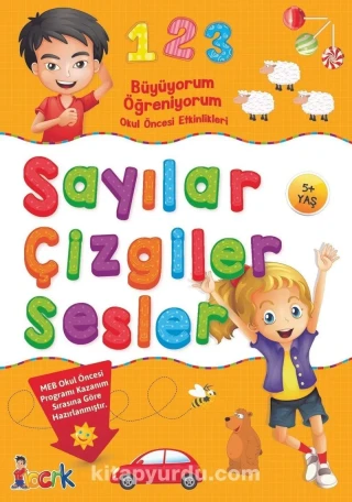 Sayılar\çizgiler\sesler-büyüyorum Öğreniyorum - Bıcırık Yayınları