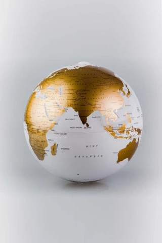 Gürbüz 15 Cm Altın-gold Dönen Küre 42155