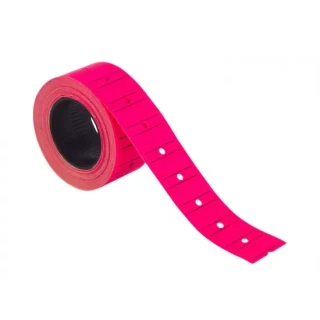 Kraf 12x21 Fiyat Makinası Etiketi Fosforlu Pembe 600 Rulo Lü 5500