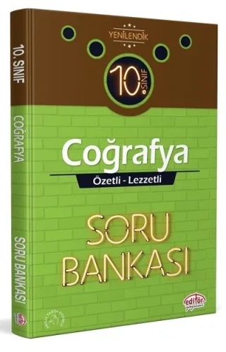 Editör Yay.-10.sınıf Coğrafya Soru Bankası 2223