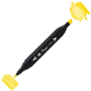 Del Rey Twin Çift Uçlu Marker Kalem Y34 Yelow