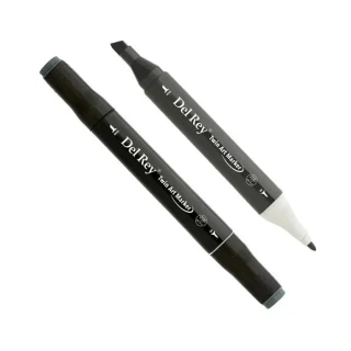 Del Rey Twin Çift Uçlu Marker Kalem Cg0.5 Cool Grey