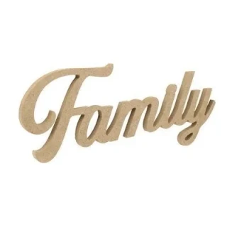 Aka Ahşap Dekoratif Famıly Yazısı Famıly1