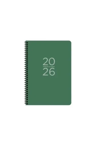 Keskin Color 17x24 Spiralli Günlük Ajanda Yeşil 600163-99 (2026)