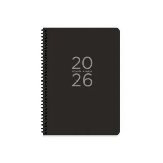 Keskin Color 17x24 Spiralli Günlük Ajanda Siyah 600162-99 (2026)