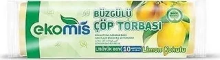 Ekomis 65x70 Cm Büyük Boy Çöp Poşeti 10"lu Kokulu 1312353