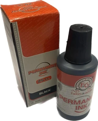 Nurgün 25-30 Cc Permanent Mürekkep Siyah Fg-2025