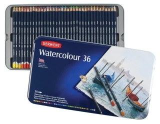 Derwent Kuru-suluboya Kalemi (watercolour) 36"lı Teneke Kutu Dw32885