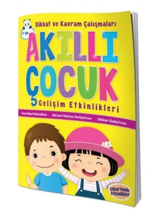 Akıllı Çocuk Gelişim Etkinlikleri - Dikkat ve Kavram Çalışmaları - Bıcırık Yayınları