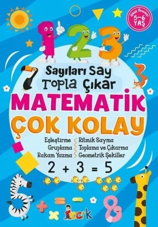 Sayıları Say Topla Çıkar Matematik Çok Kolay - Bıcırık Yayınları
