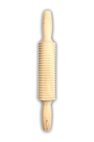 Şekil 18 Cm(+\-) Tekli Tırtıklı Ahşap Merdane