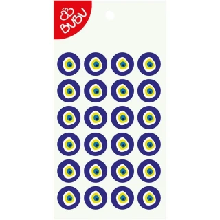 Bubu 2 Cm Nazar Boncuğu Lüks Epoxy Sticker Bubu-ls0041