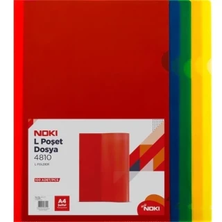 Noki A4 L Poşet Dosya Turuncu 4816