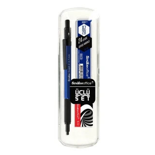 Scrikss Graph-x Metal Versatil Kalem+silgi+min 0.7 Mavi