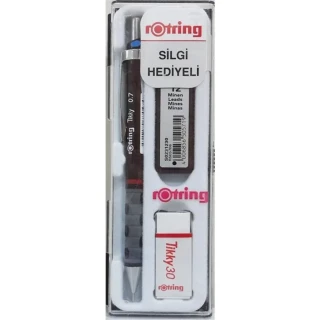 Rotring Tikky Set 0.7 Versatil+min+silgi Bordo Ro-kk07-07