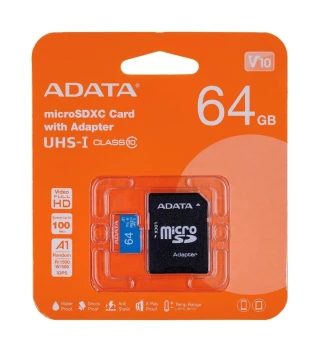 Adata 64 Gb Premier Uhs-ı Class10 V10 Micro Sd Hafıza Kartı