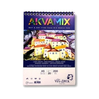 Van Dyck A5 200 Gr 20sy Akvamix Mikroperforeli Resim Bloğu Vd300005