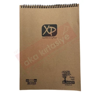 Folıx Xp A4 Kraft Kapak Spiralli Bloknot Kareli 60 Yp 823231