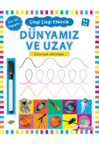 Çizgi Çizgi Etkinlik - Dünyamız ve Uzay - Kukla Yayınları