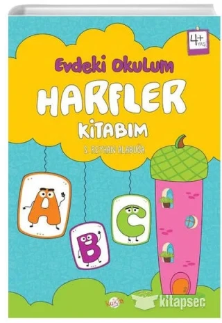 Evdeki Okulum - Harfler Kitabım - Kukla Yayınları