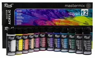 Rich 60 Cc Mastermix Akrilik Boya 12 Renk 06695