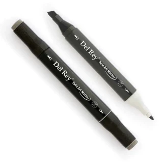 Del Rey Twin Çift Uçlu Marker Kalem Wg6 Warm Grey