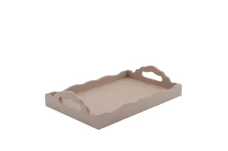 Aka Ahşap 30x20x6.5 Cm Oymalı Tepsi Tp 01