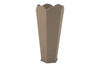 Aka Ahşap 15x15x35 Cm Altıgen Vazo Vz 06