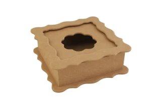 Aka Ahşap 20.5x20.5x8 Erbil Peçetelik Pçt 03