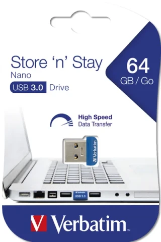 Verbatim 98711 Store N Stay Nano 64gb 3.2 Usb Flash Bellek