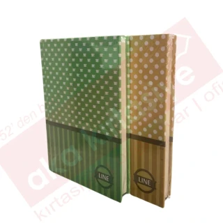 Elma Line 14x20 Sert Kapak Defter Çizgili 120yp Mbh01-yes