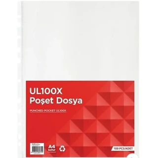 Norex A4 Poşet Dosya 100"lü Ul100x
