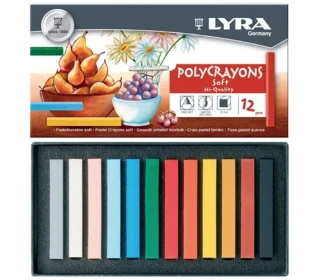 Lyra Polycrayon Soft Toz Pastel 12"li 5651120