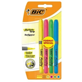 Bic Highlighter Grip Fosforlu Kalem 4 Renk 951473